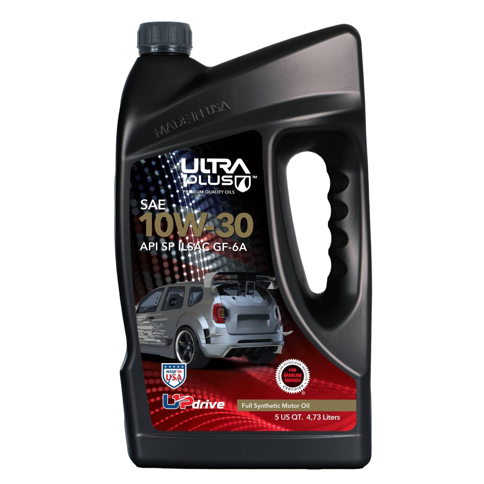 Ultra1Plus Full Synthetic Motor Oil — SAE 10W-30, API SP, ILSAC GF-6A, 5 Qts, Model# UL104